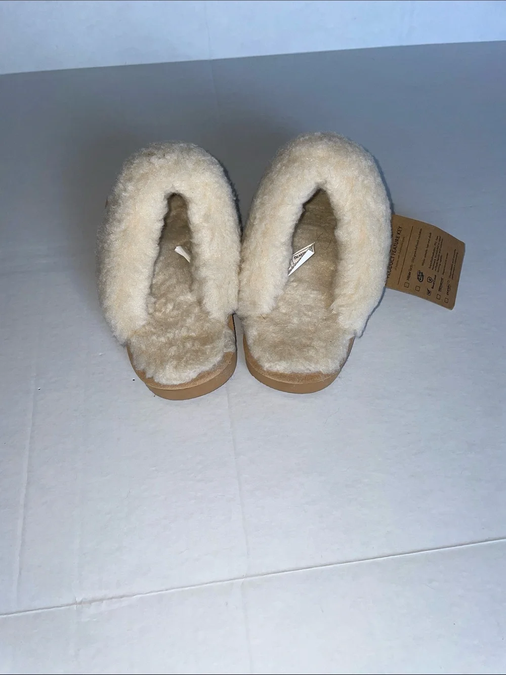 BearPaw shearling wear loafers